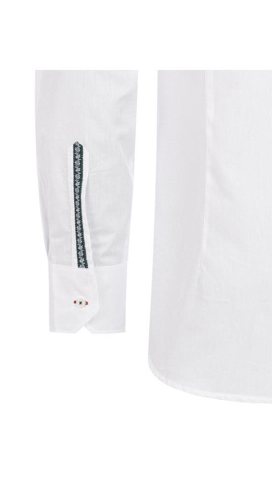 Trachtenhemd Langarm Markus in Weiß von OS-Trachten