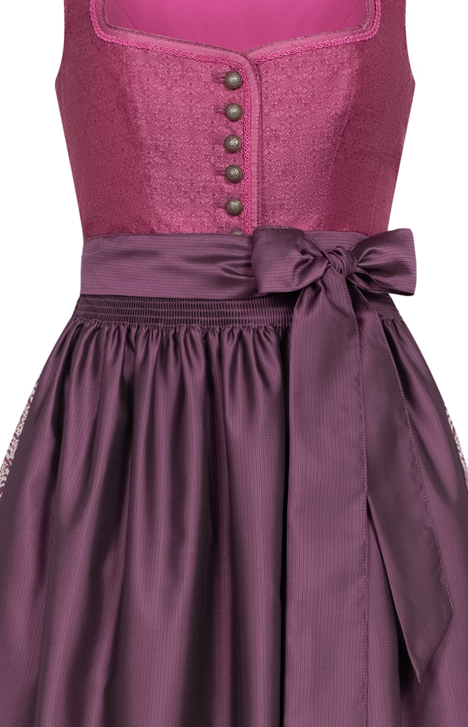 Dirndl Lang Gerit in Beere von Nübler