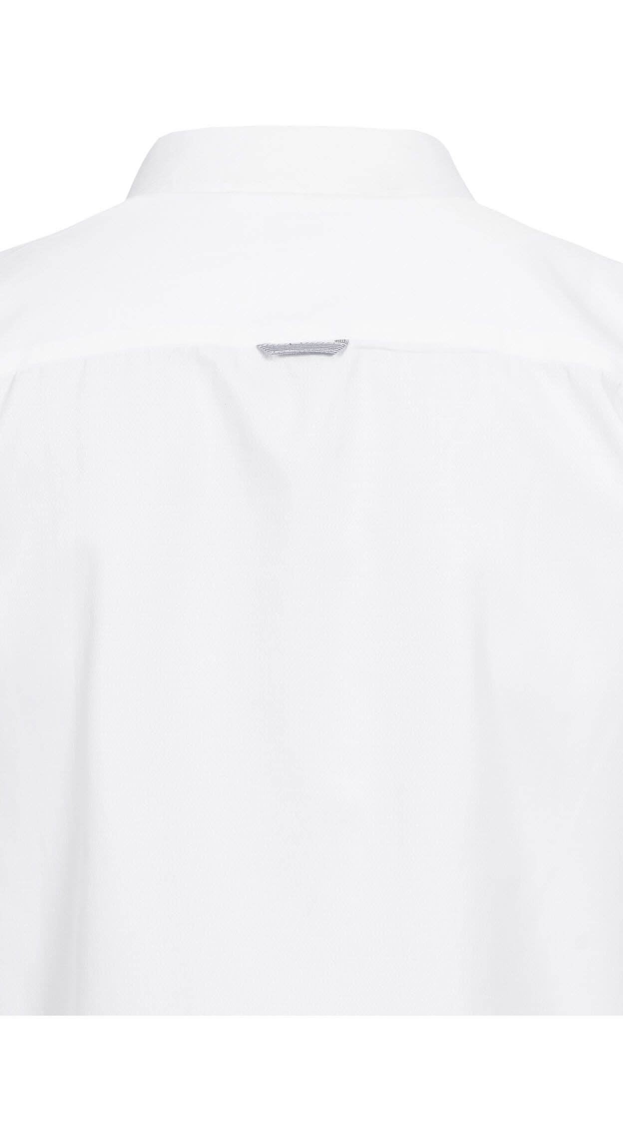 Trachtenhemd Langarm Harami in Weiß-Blau von Nübler