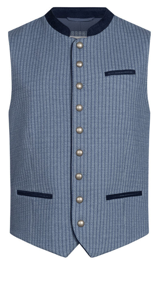 Trachtengilet Enoch in Blau von Nübler Trachtengilet Enoch in Blau von Nübler