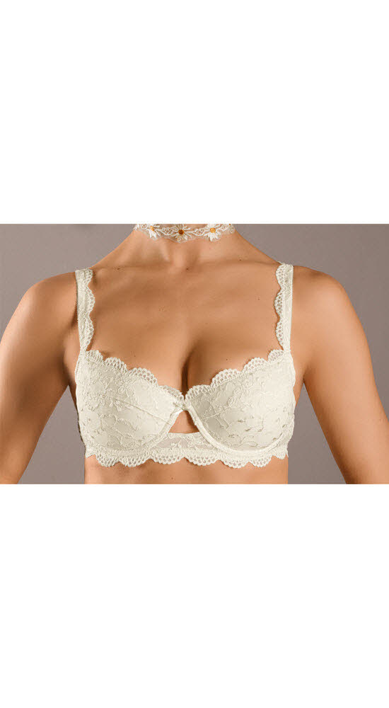 Dirndl-BH Barbara in Creme von Nina von C. Größe 85G