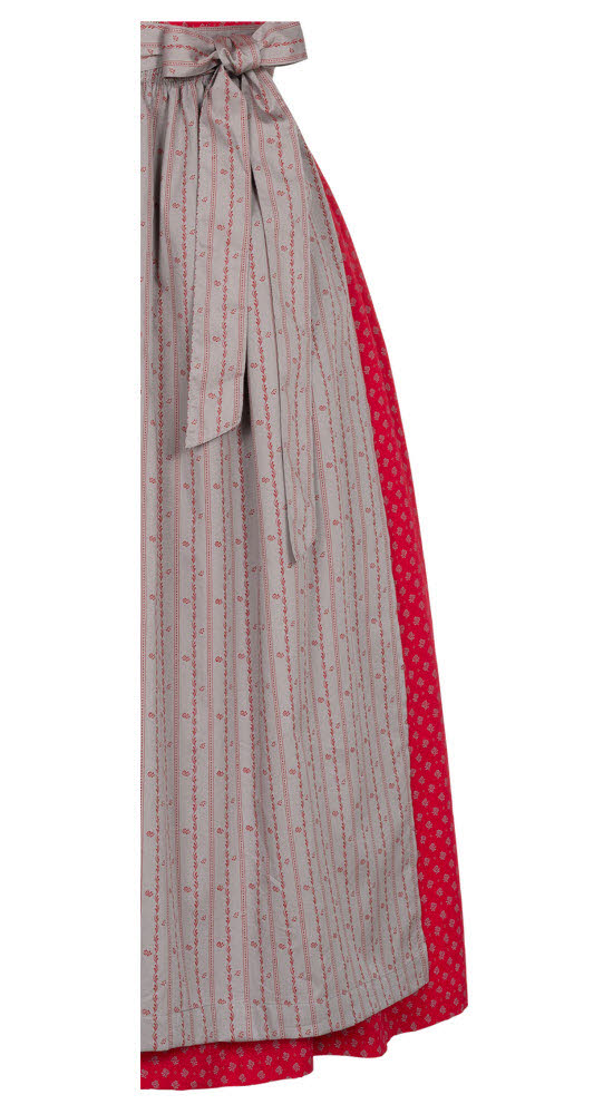 Langes Dirndl Thea in Rot von Nübler