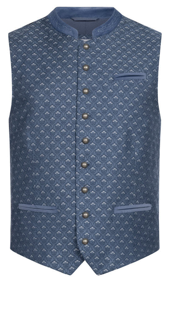 Trachtengilet Edmund in Blau von Nübler Trachtengilet Edmund in Blau von Nübler