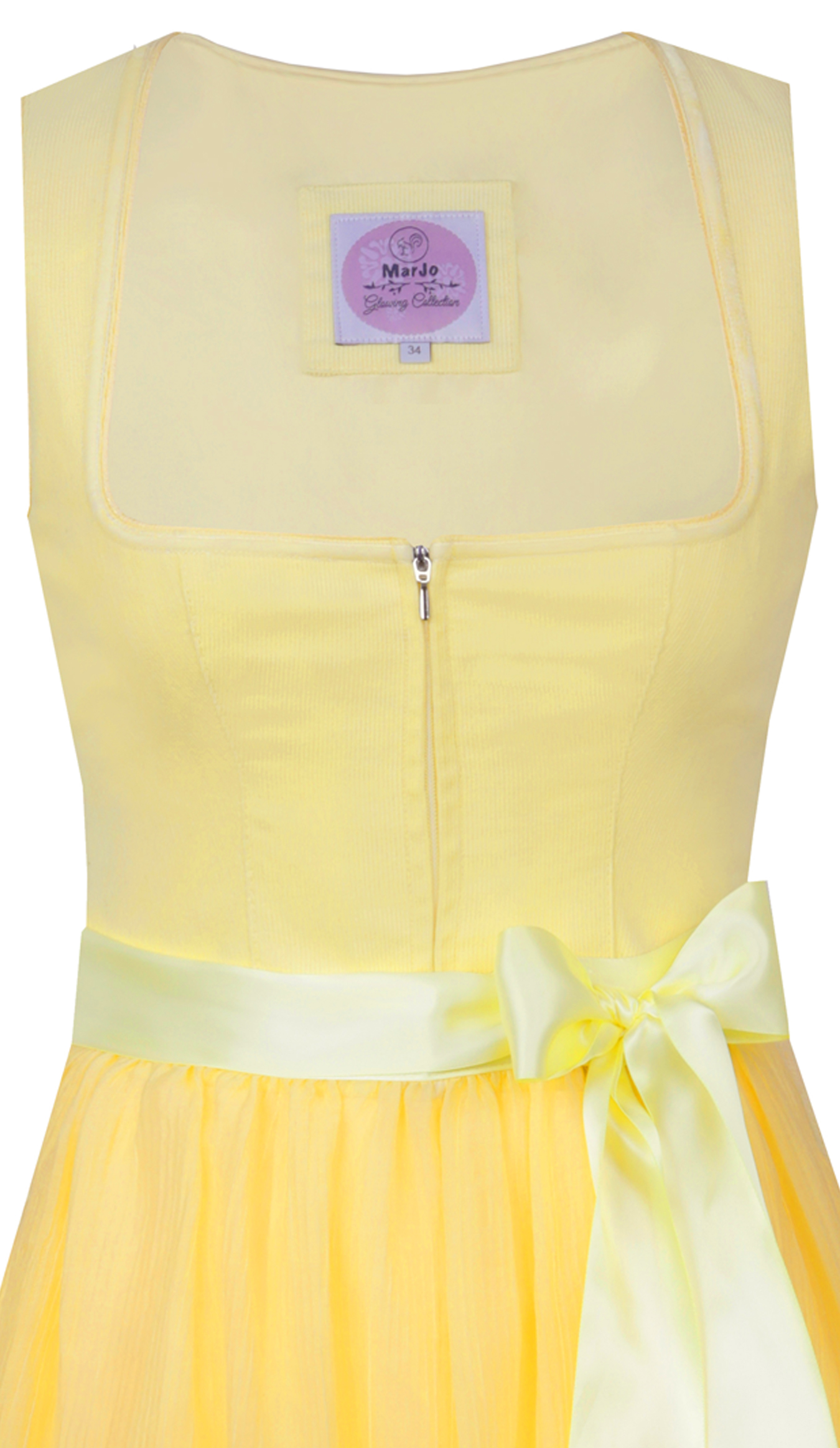 Midi-Dirndl Hofstetten in Gelb von MarJo