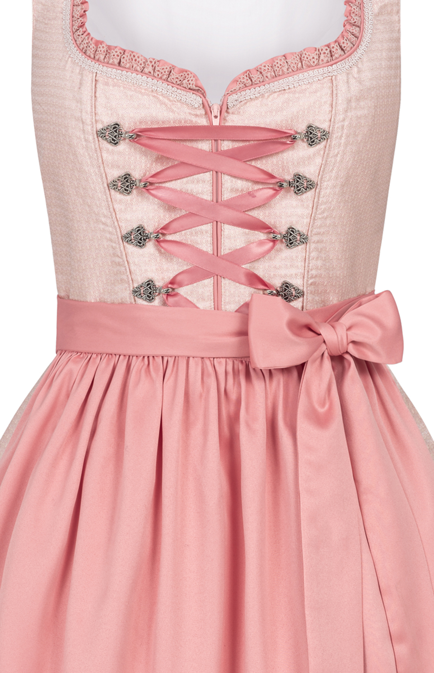 Midi Dirndl Lisa in Apricot von Nübler