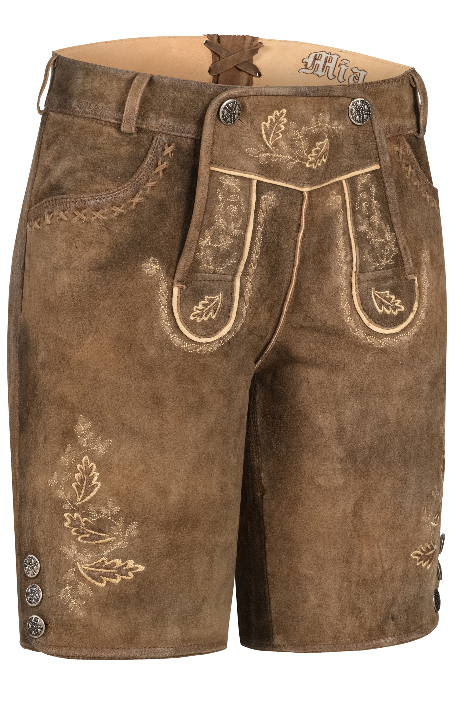 Lederhose Meera in Walnut von Nübler