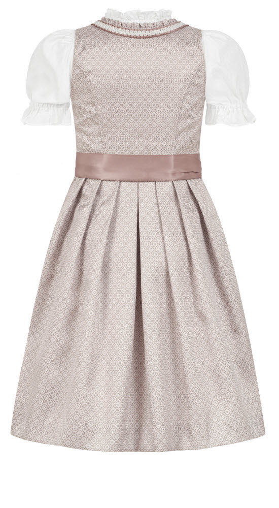 Kinderdirndl 3-teilig Stella in Taupe von Nübler