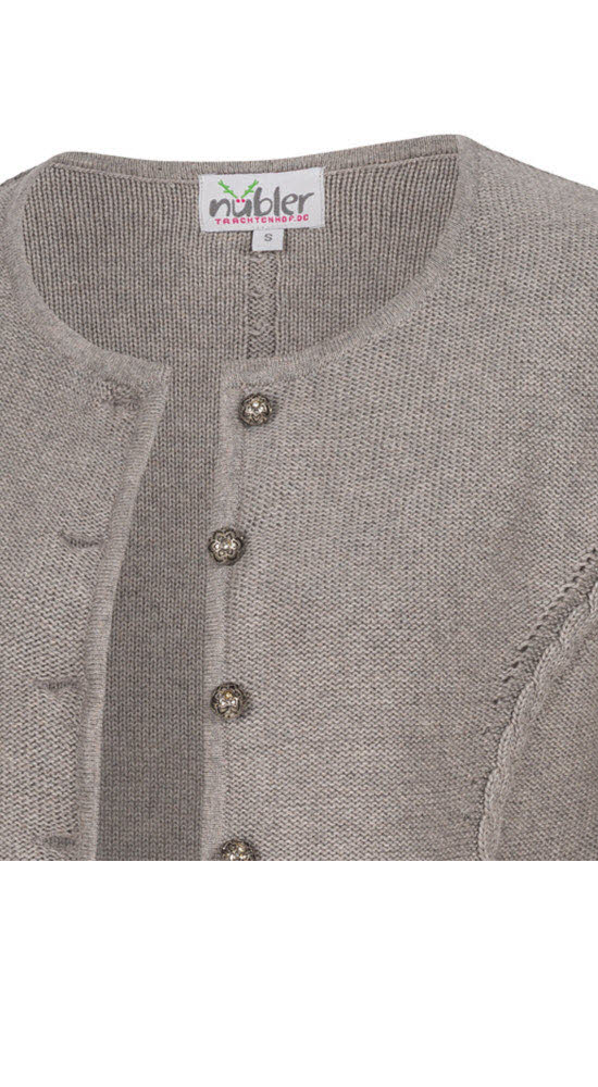 Strickjacke Amira in Silber von Nübler