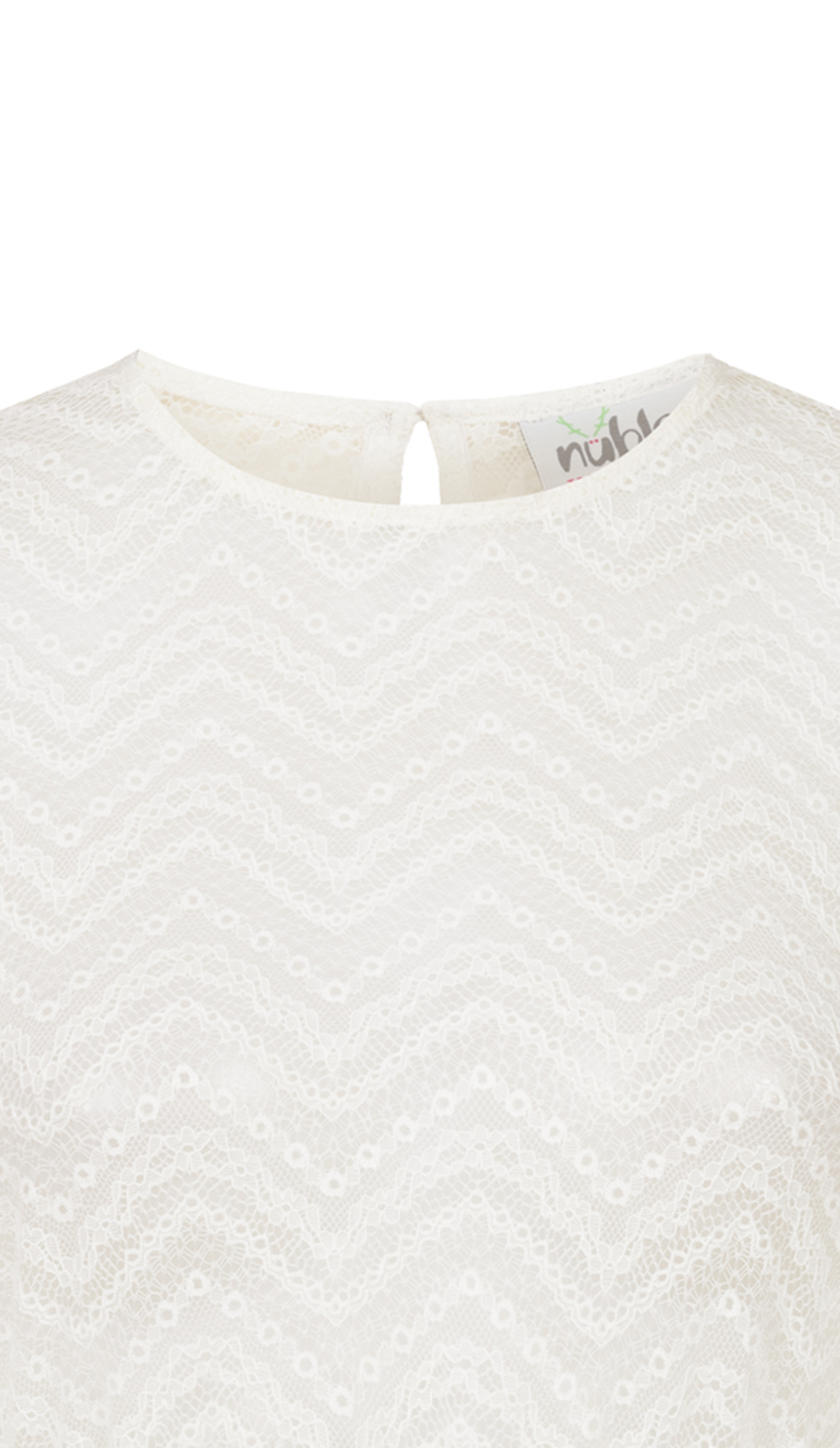 Dirndlbluse langarm Veronika in Creme von Nübler