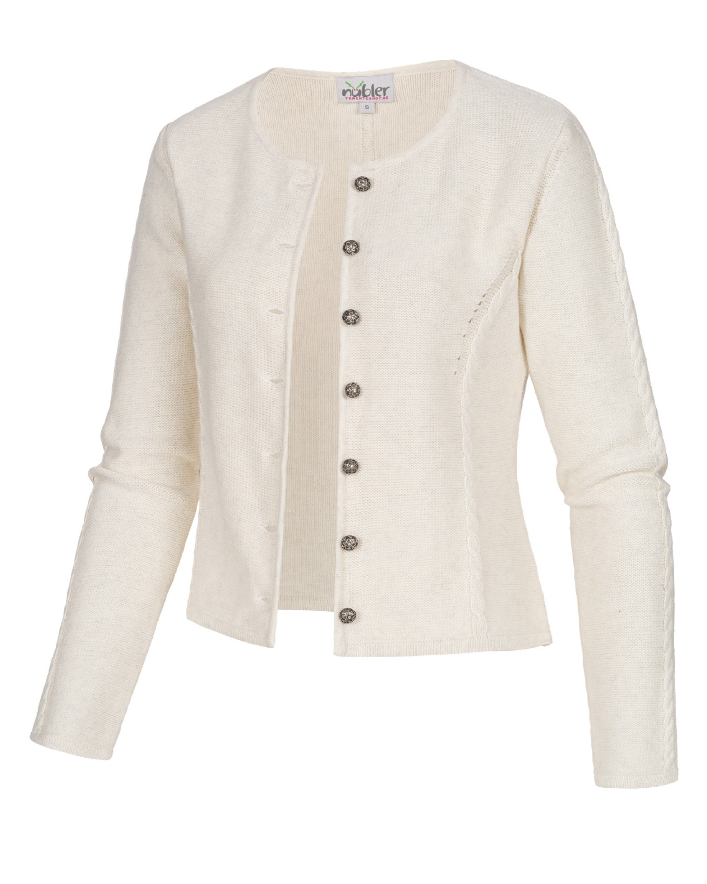Strickjacke Amira in Altweiß von Nübler