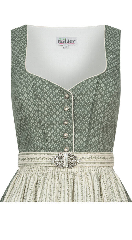 Mini Dirndl Fredericke in Salbei von Nübler