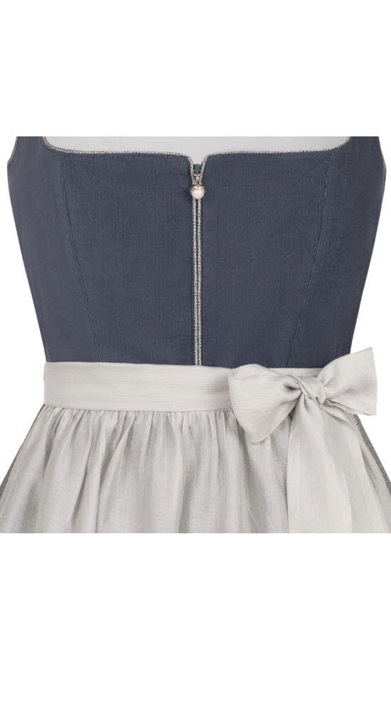 Midi Dirndl Katharina in Blau von Nübler