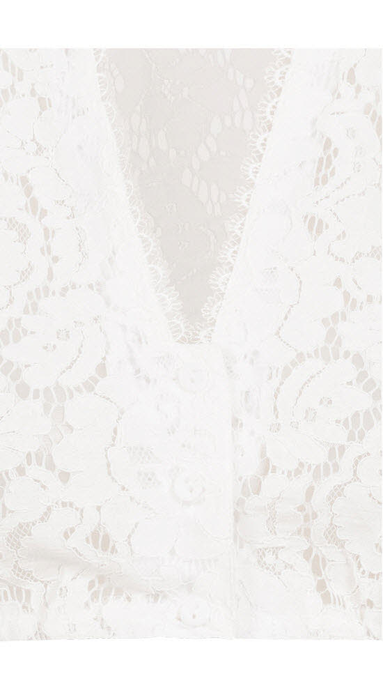 Dirndlbluse Kurzarm Melani in Creme von Nübler Größe 32