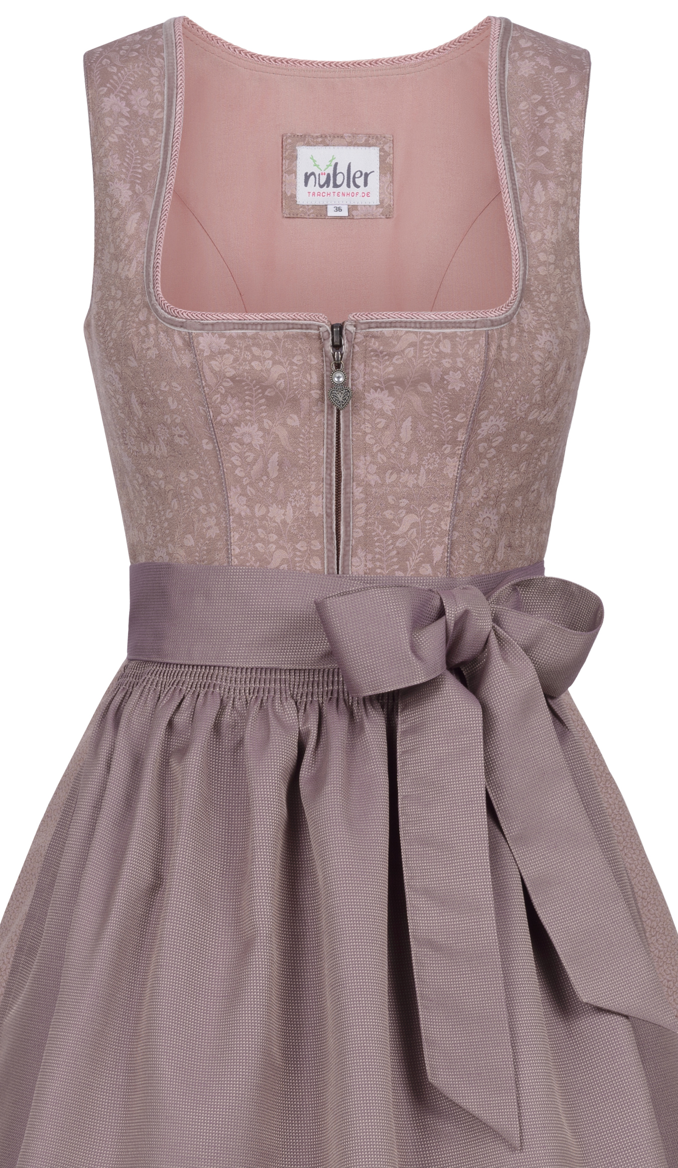 Mididirndl Gerlis in Mauve von Nübler