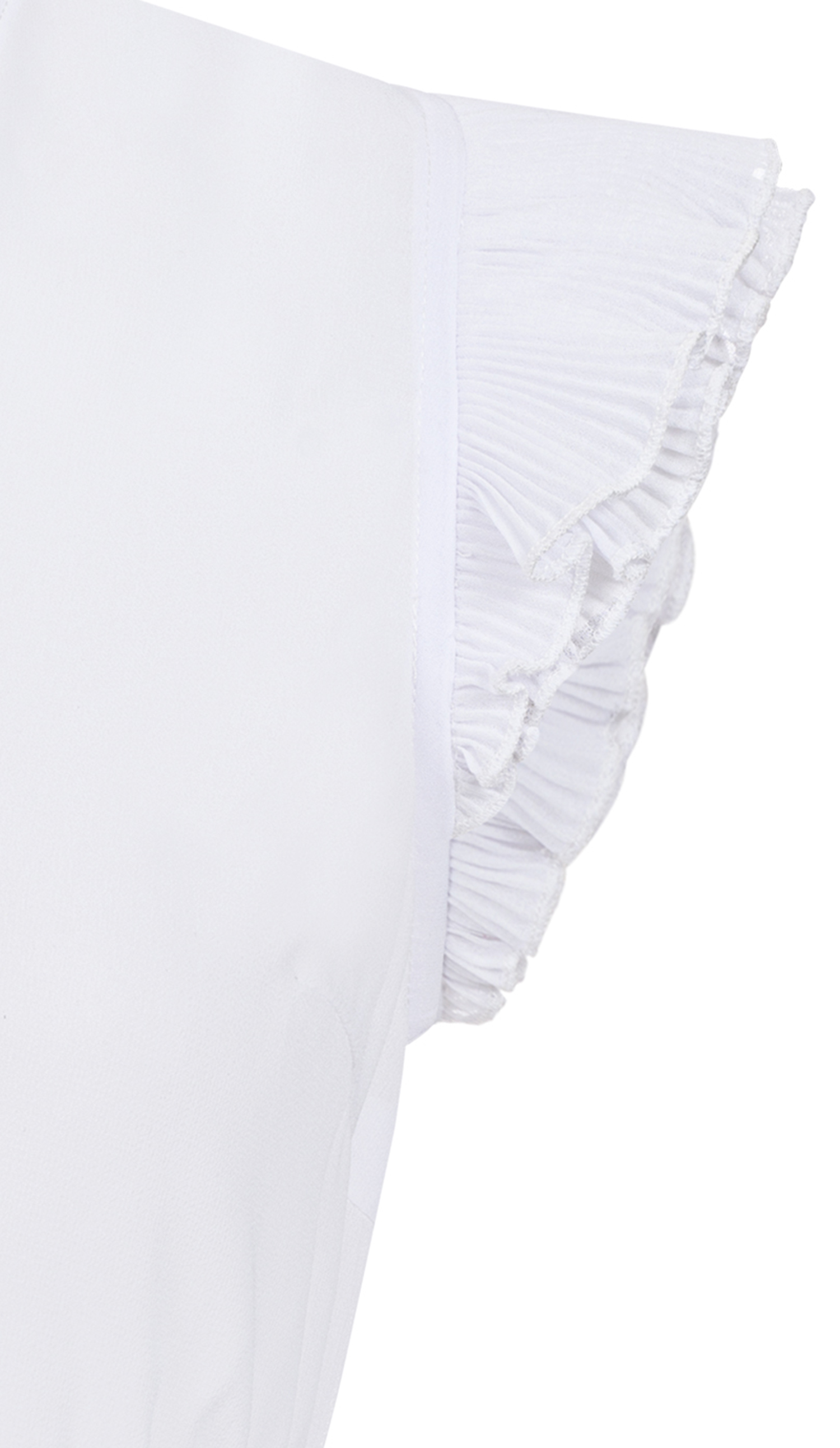 Dirndlbluse Liana in Polarweiß von Nübler