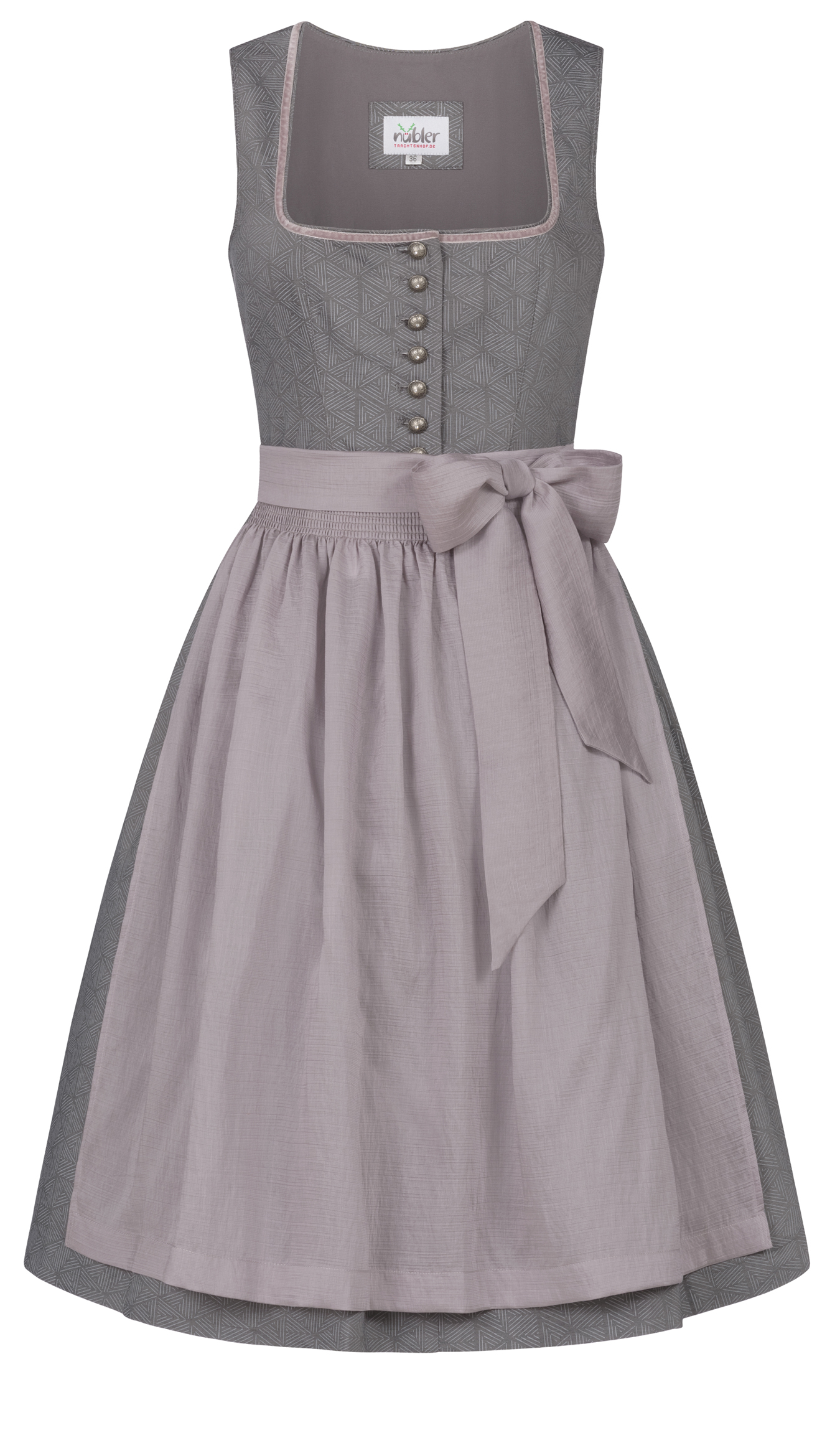 Mididirndl Fabiane in Schiefer von Nübler
