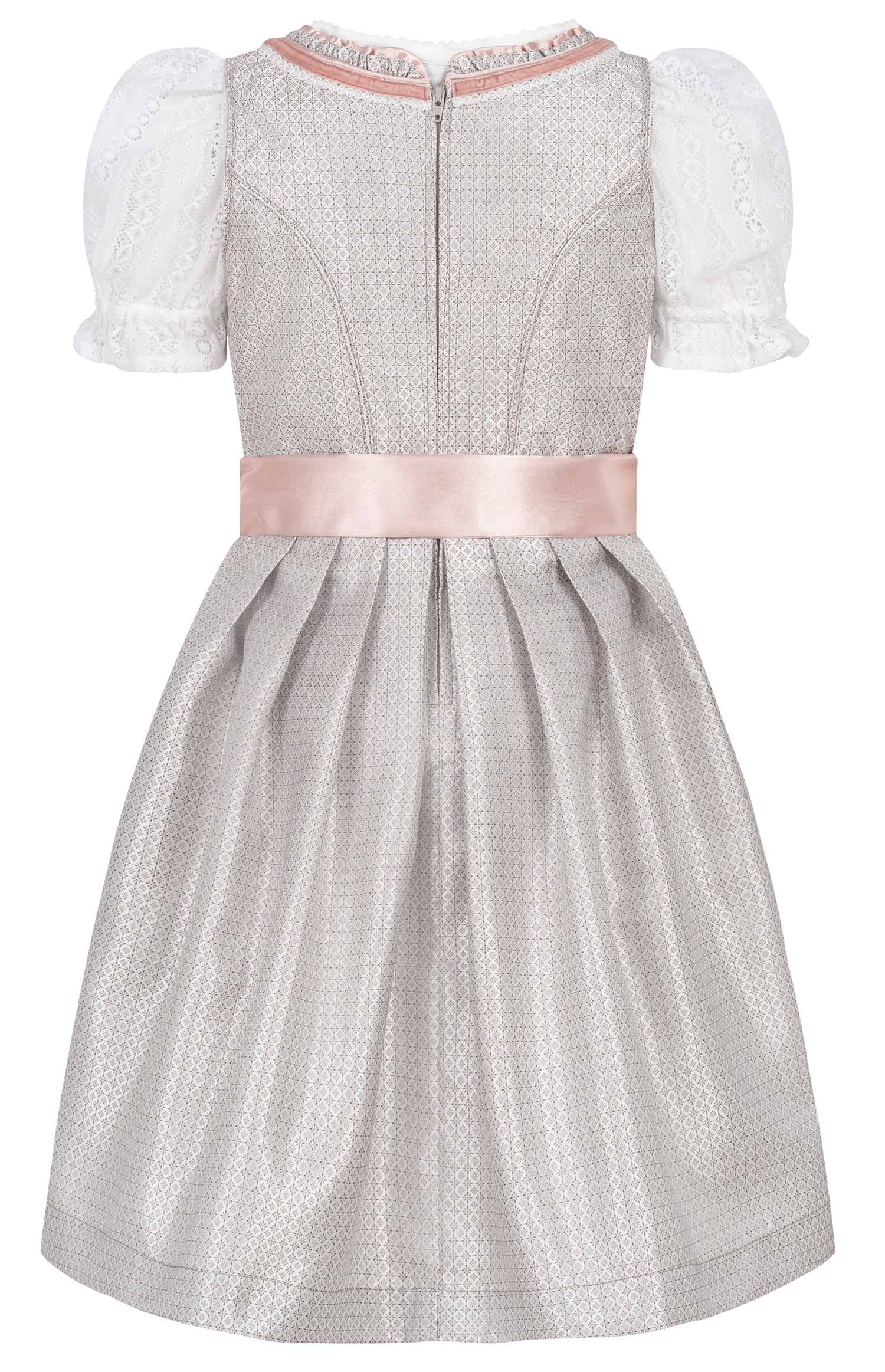 Kinderdirndl Lina in Taupe von Nübler