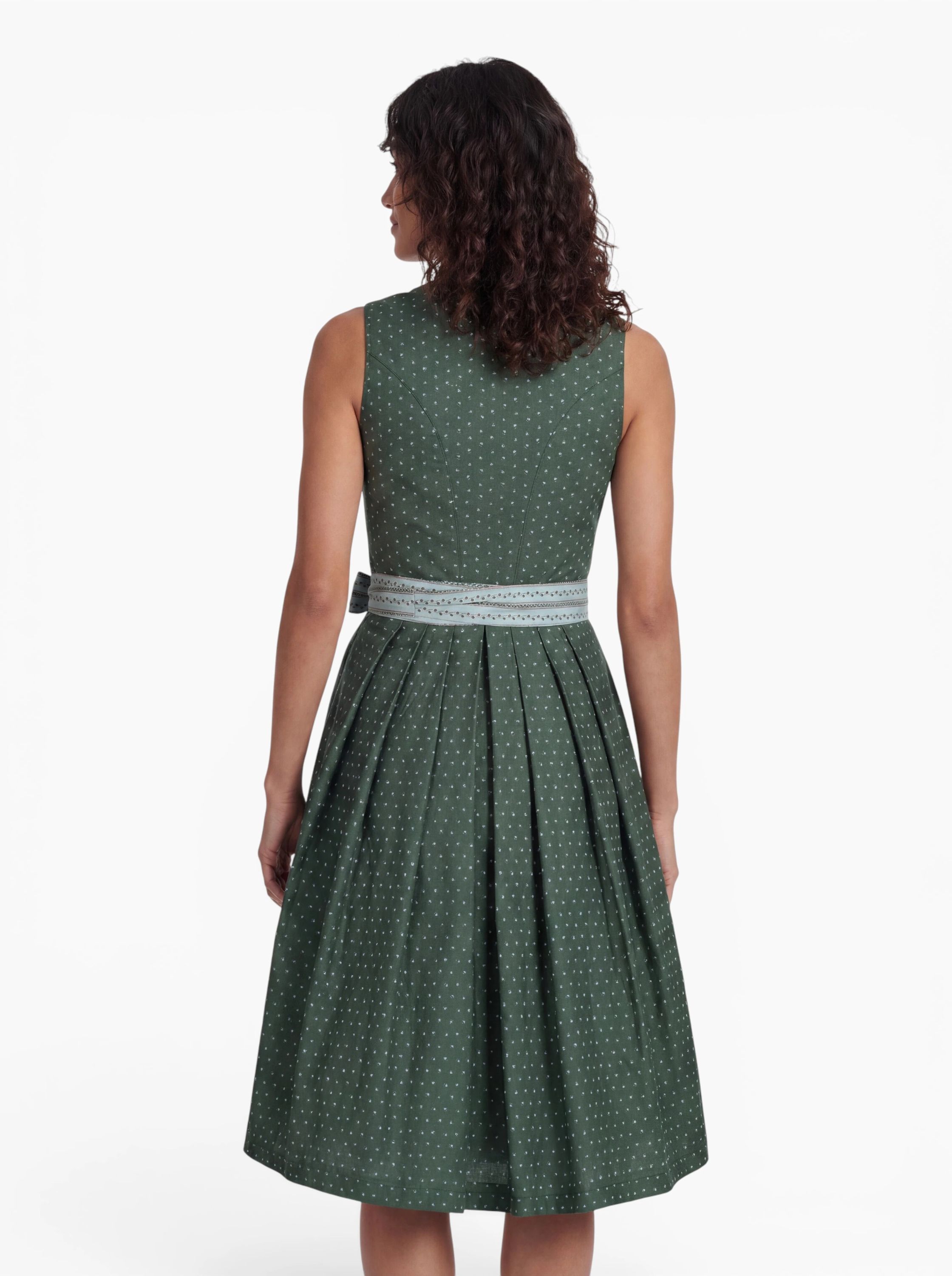 Dirndl midi Jette in Petrol von Nübler Größe 32
