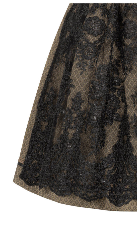 Mini Dirndl Erika in Gold von Nübler