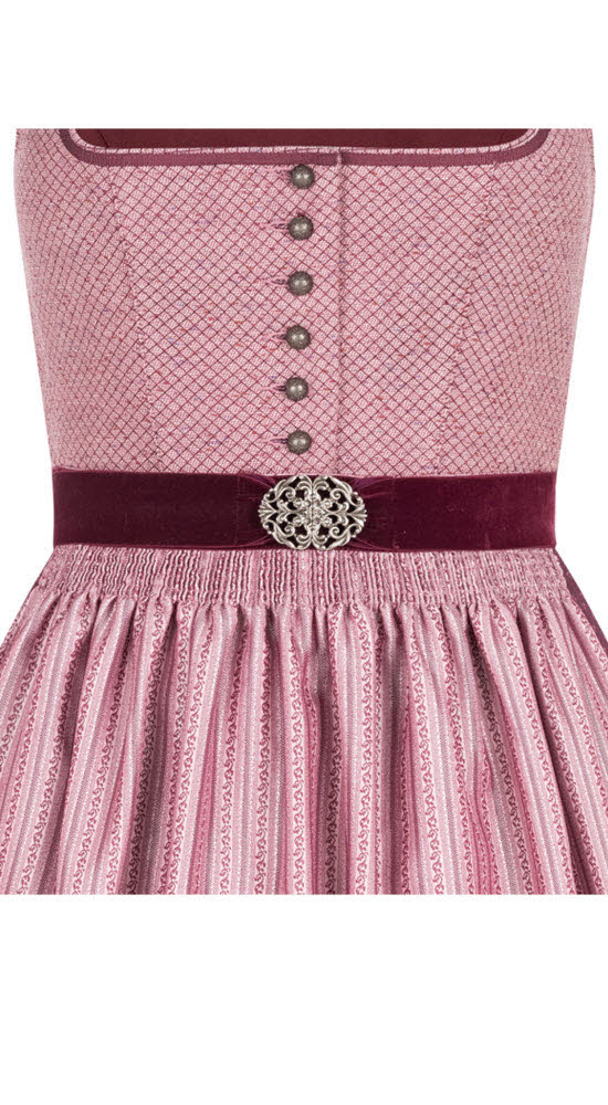Midi Dirndl Lohe in Beere von Nübler