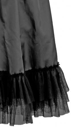 Petticoat mini Busserl in Schwarz von Busserl Trachten