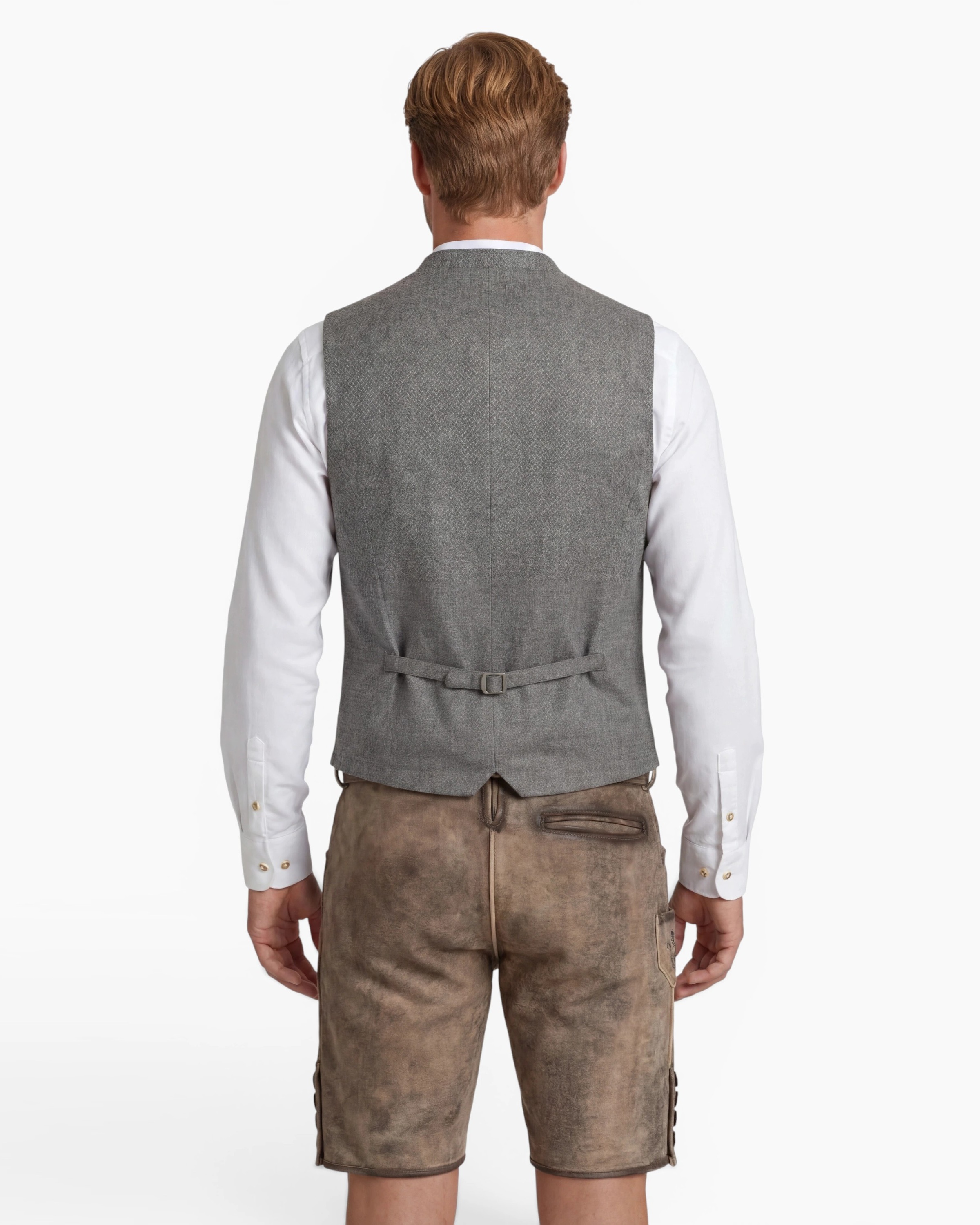 Gilet Marius in Mahagoni