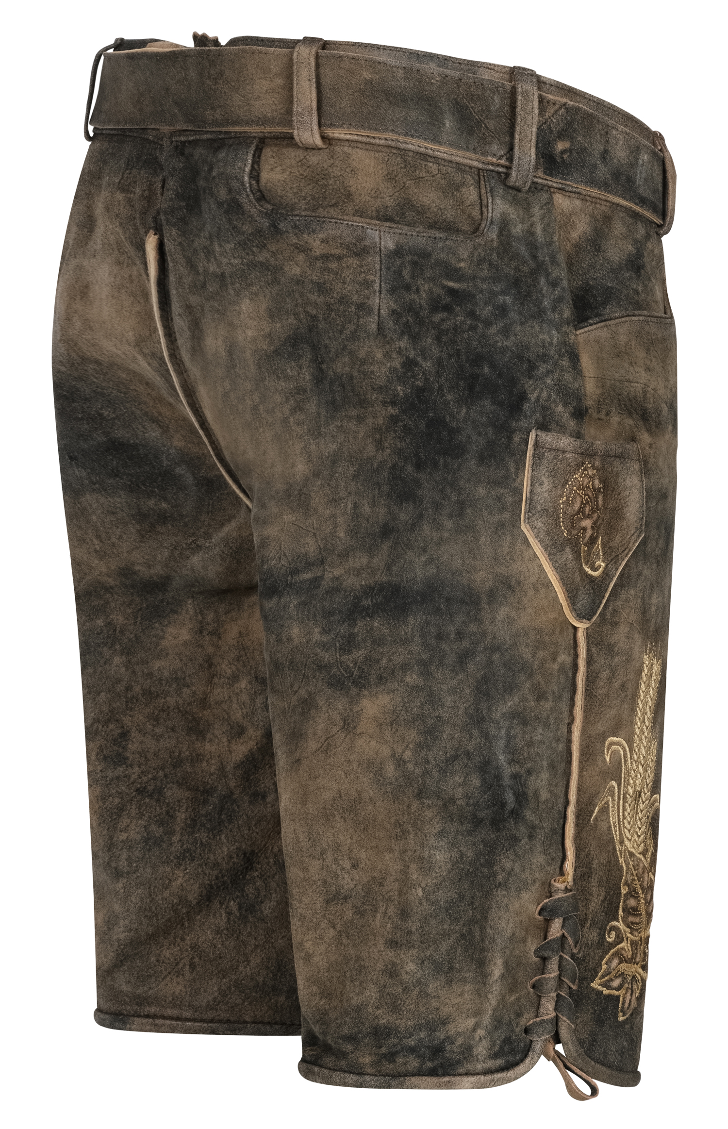 Lederhose kurz Kuno Smoke