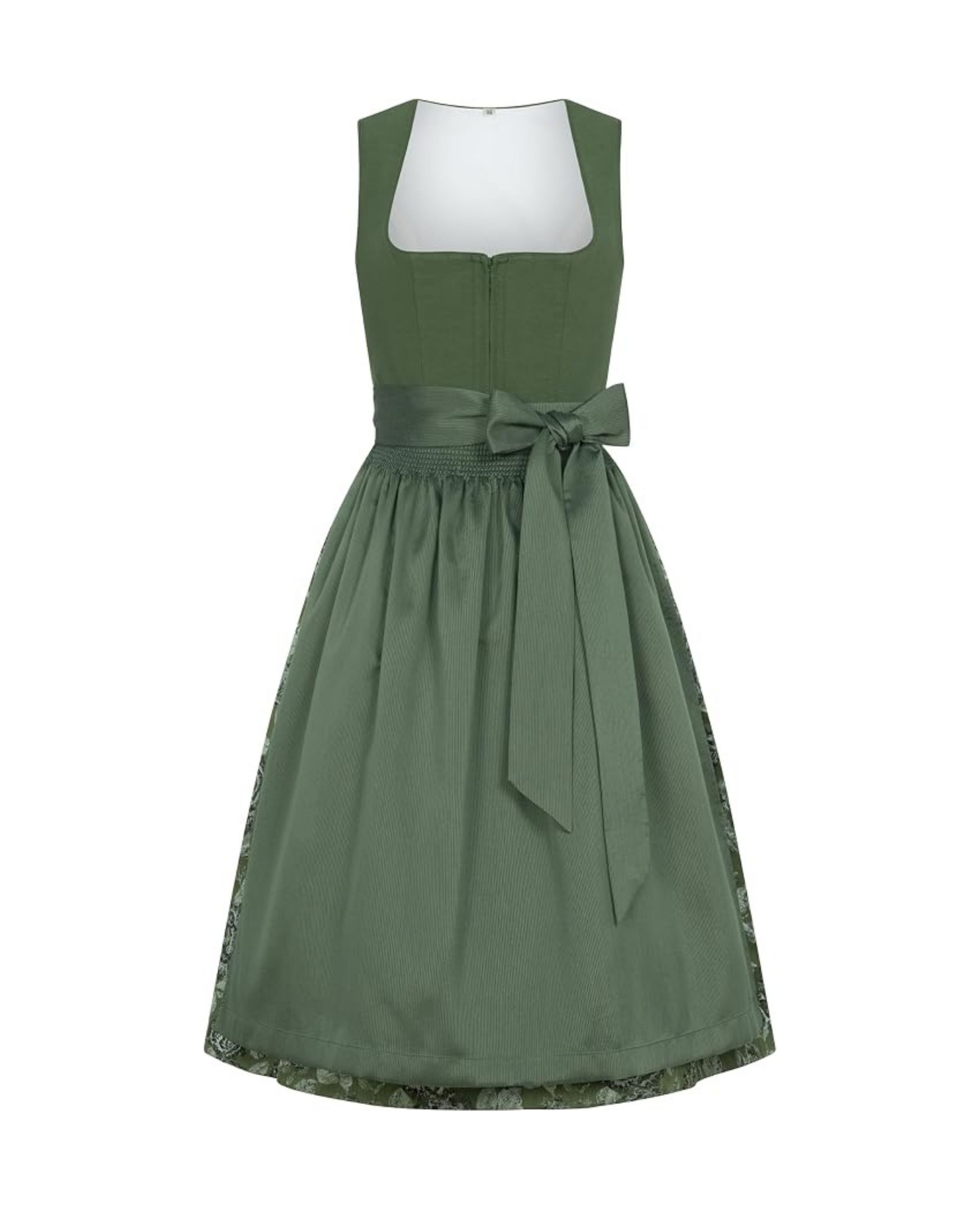 Midi Dirndl Rezi in Oliv von Nübler