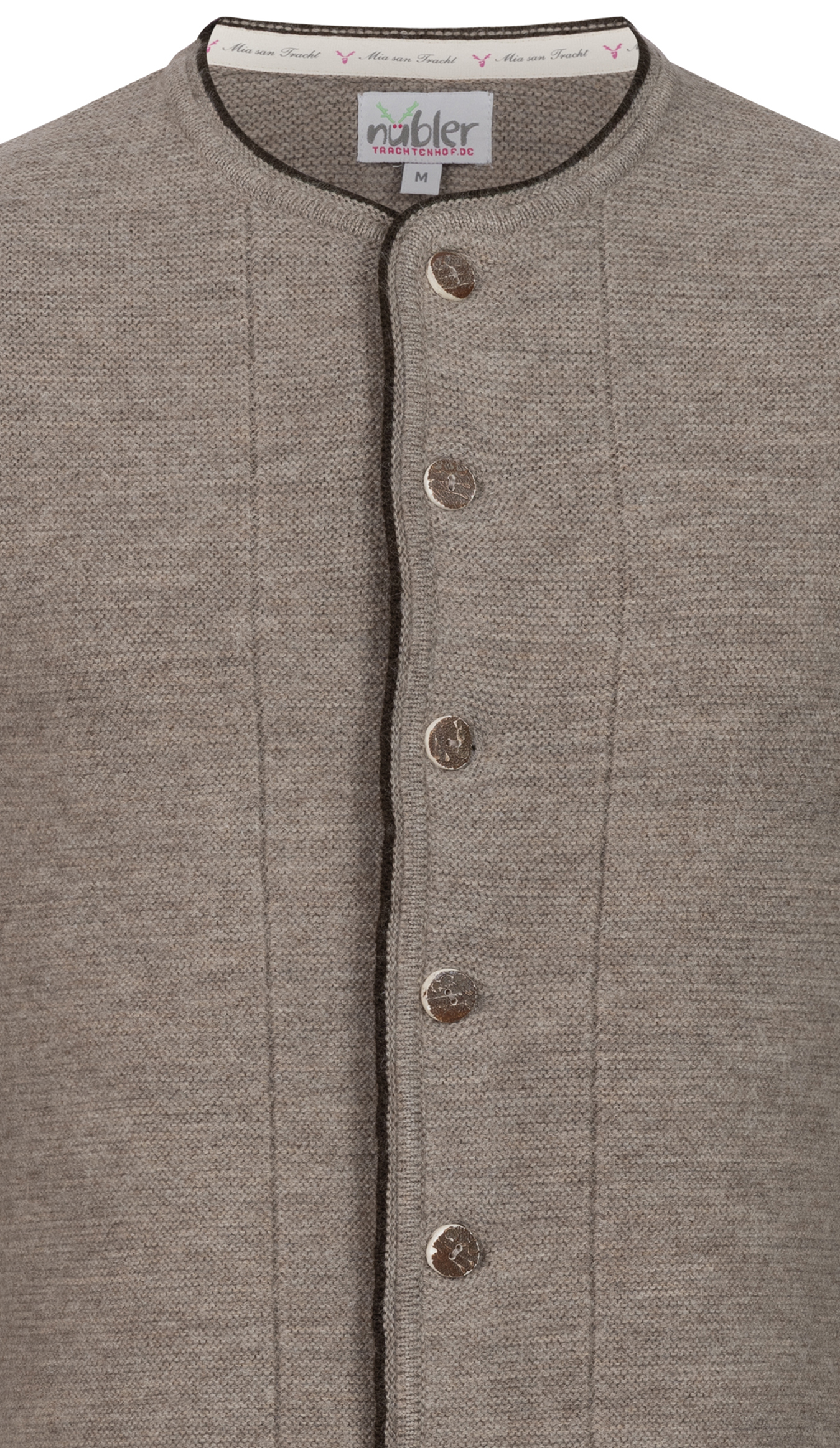 Trachtenstrickjacke Henrick in beige von Nübler