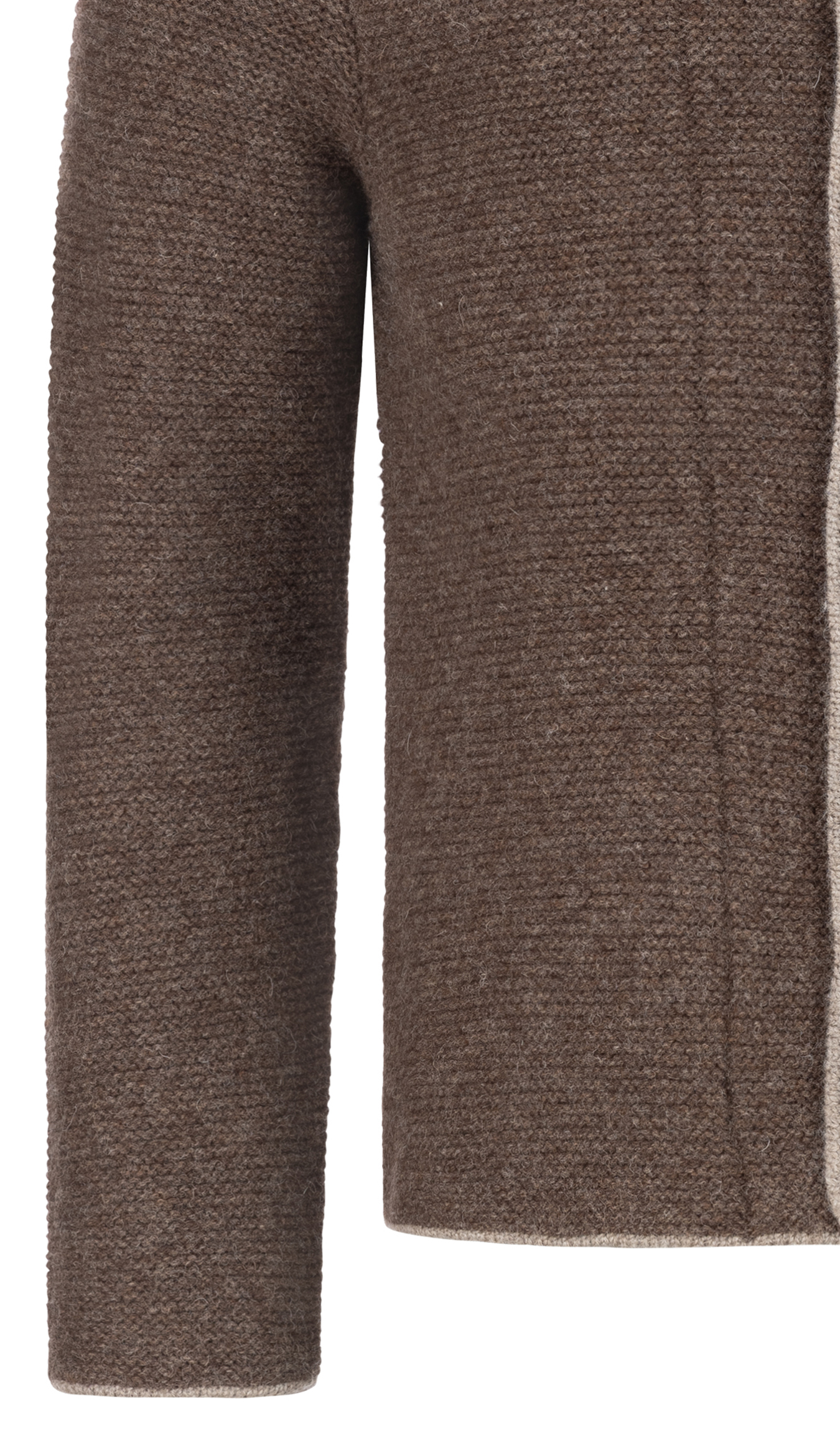 Trachtenstrickjacke Hannes in dunkelbraun von Nübler