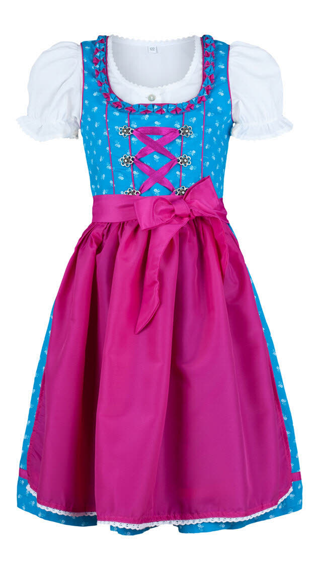 Mädchen Dirndl im traditionellen Stil Kinder Trachten