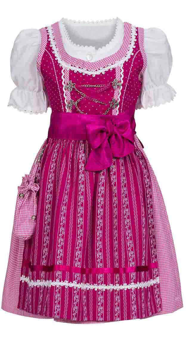 Mädchen Dirndl im traditionellen Stil Kinder Trachten