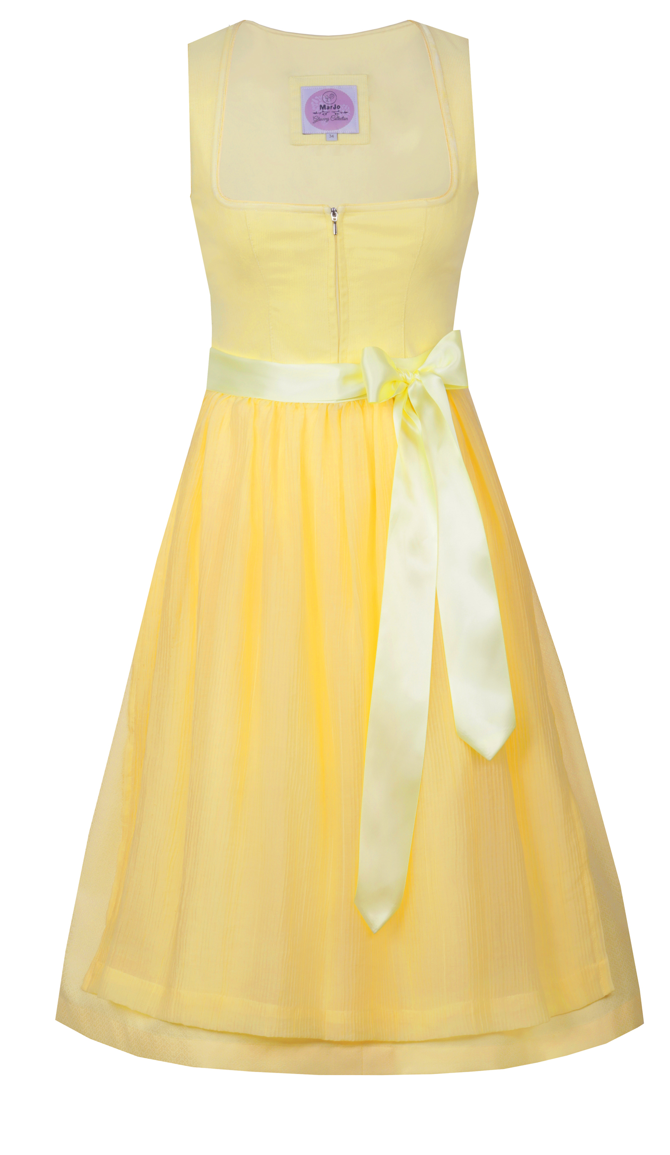 Midi-Dirndl Hofstetten in Gelb von MarJo