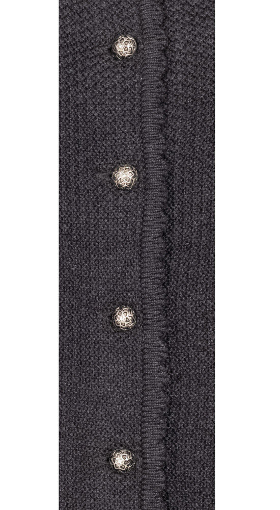 Strickjacke Langarm Yvonne in Anthrazit von Nübler