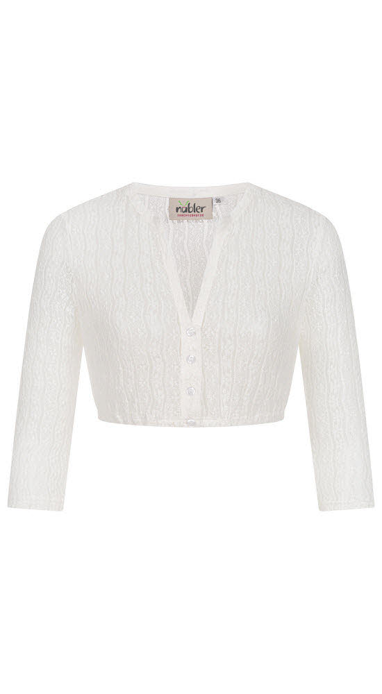Dirndlbluse Langarm Juna in Creme von Nübler Dirndlbluse Langarm Juna in Creme von Nübler