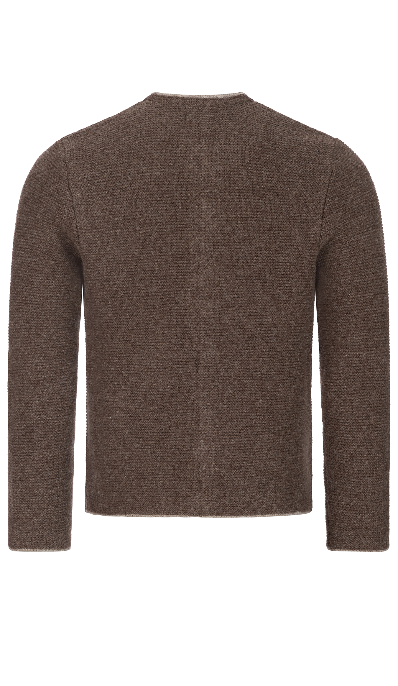 Trachtenstrickjacke Hannes in dunkelbraun von Nübler