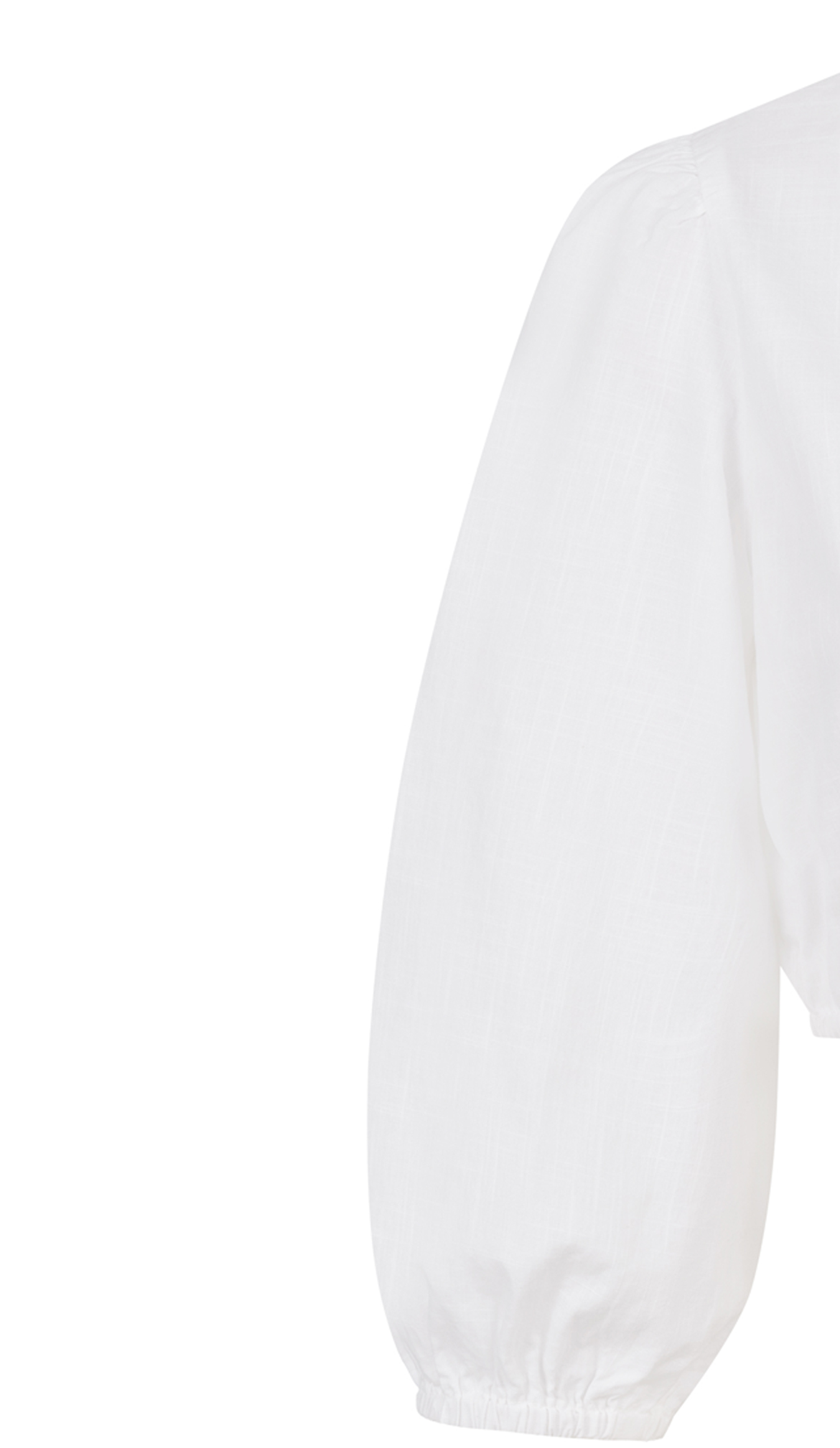 Dirndlbluse Vera Langarm in Weiß von Nübler