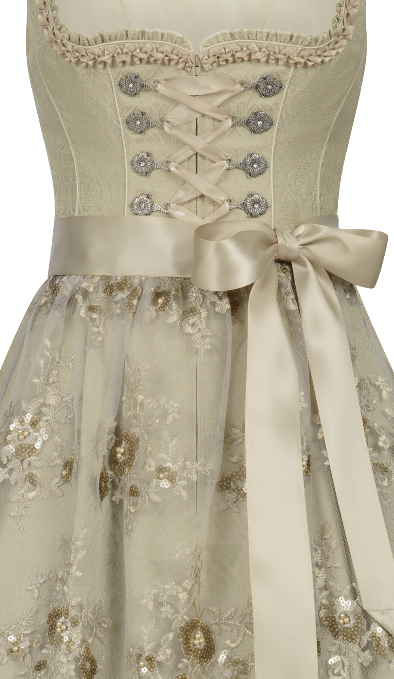 Mini Dirndl Gerhild in Kiwi von Nübler
