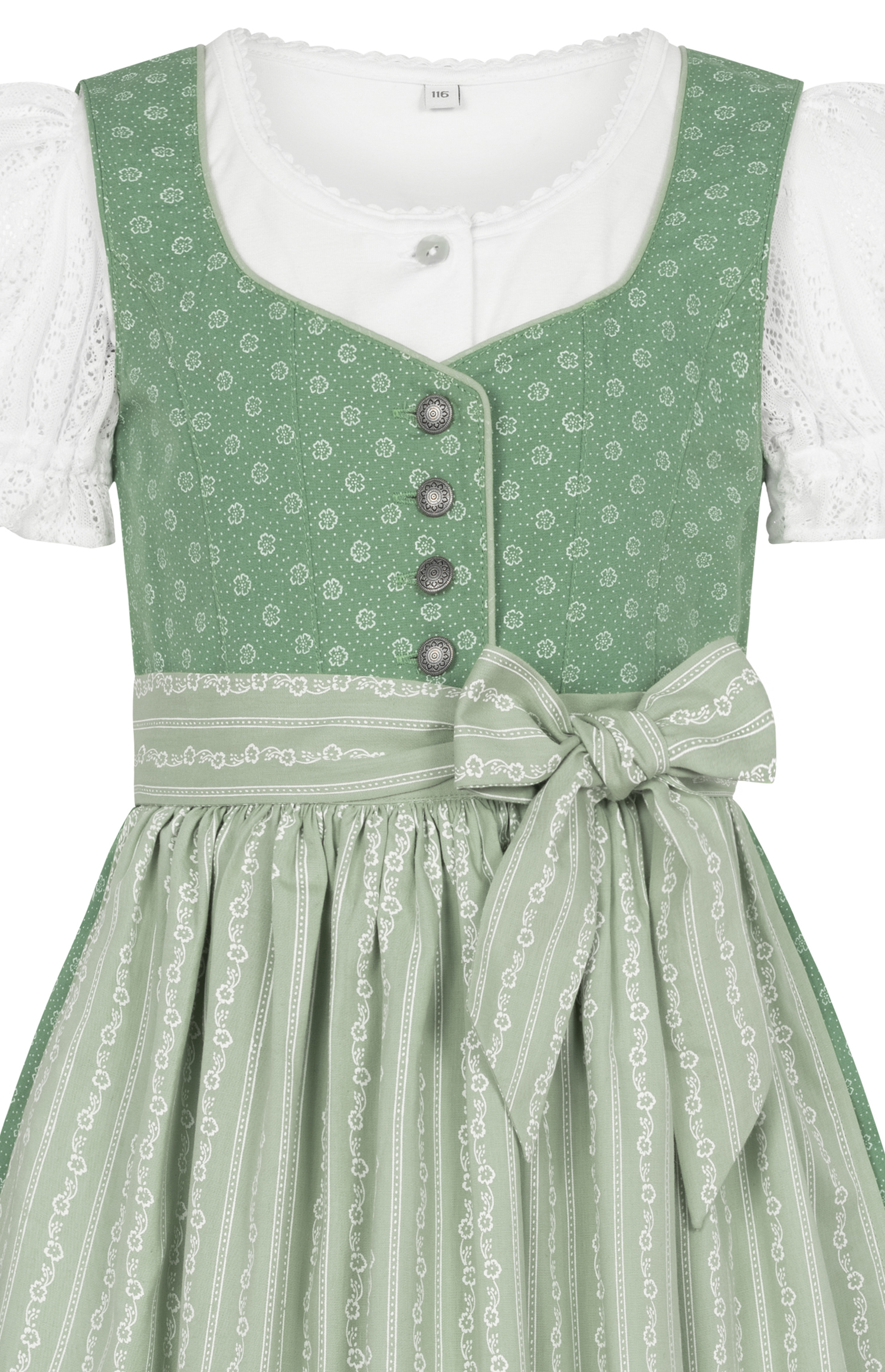 Kinderdirndl Flores in Almgrün von Nübler
