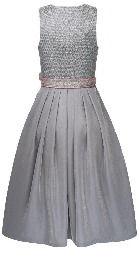 Dirndl lang Ellen in Silber von Nübler