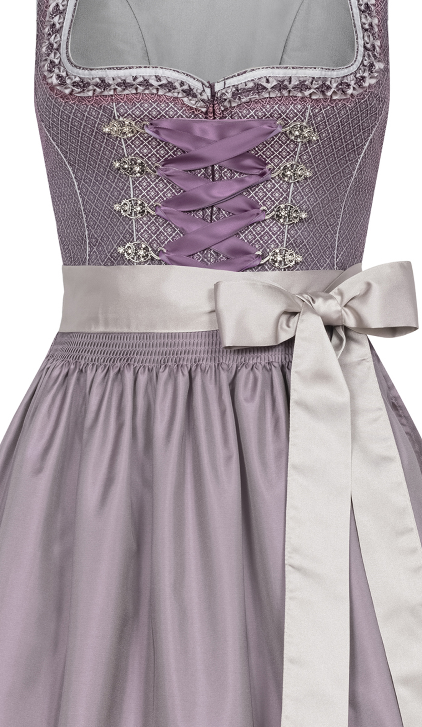 Mididirndl Gavrila in Aubergine von Nübler