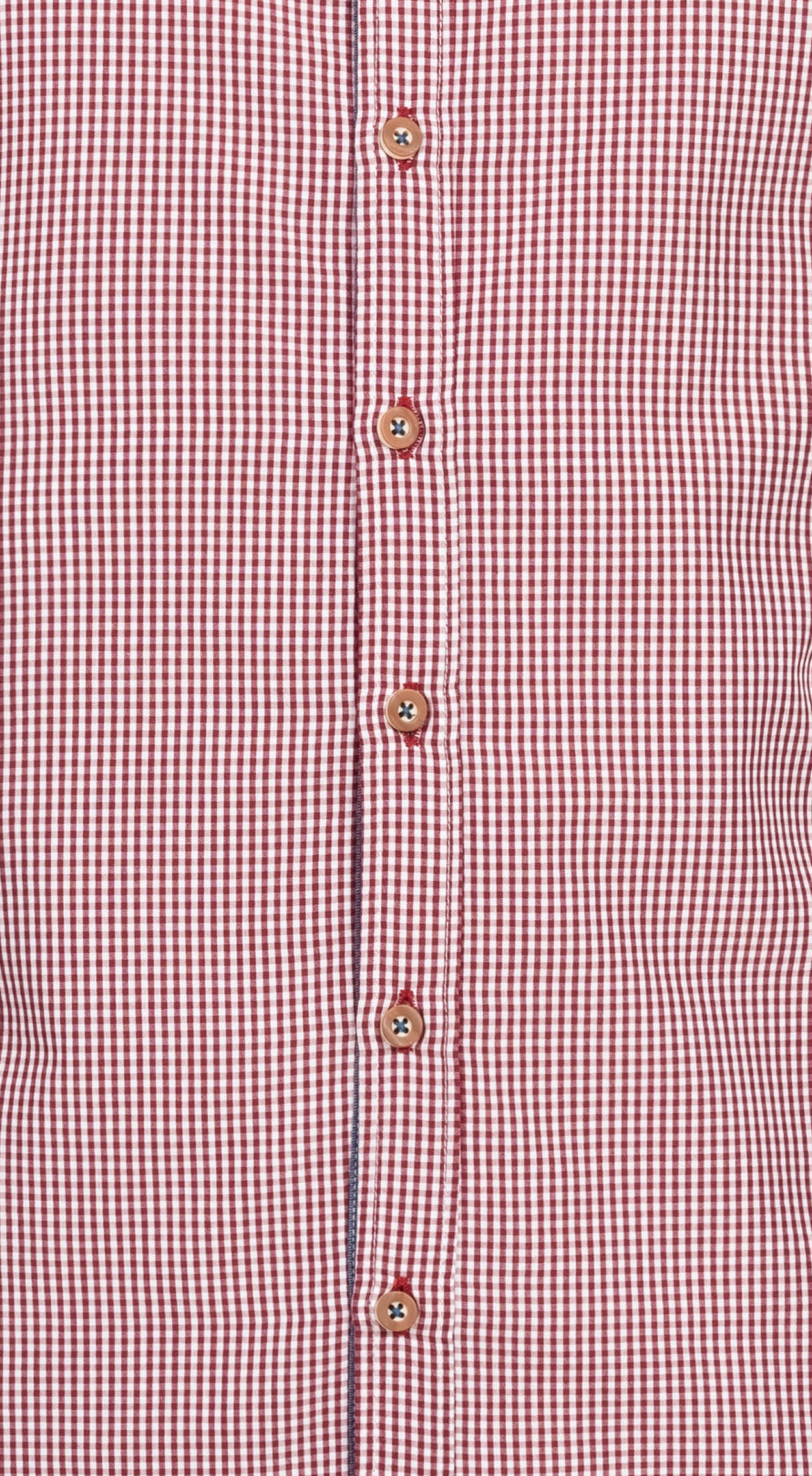 Trachtenhemd Langarm Rene in Rot von Nübler