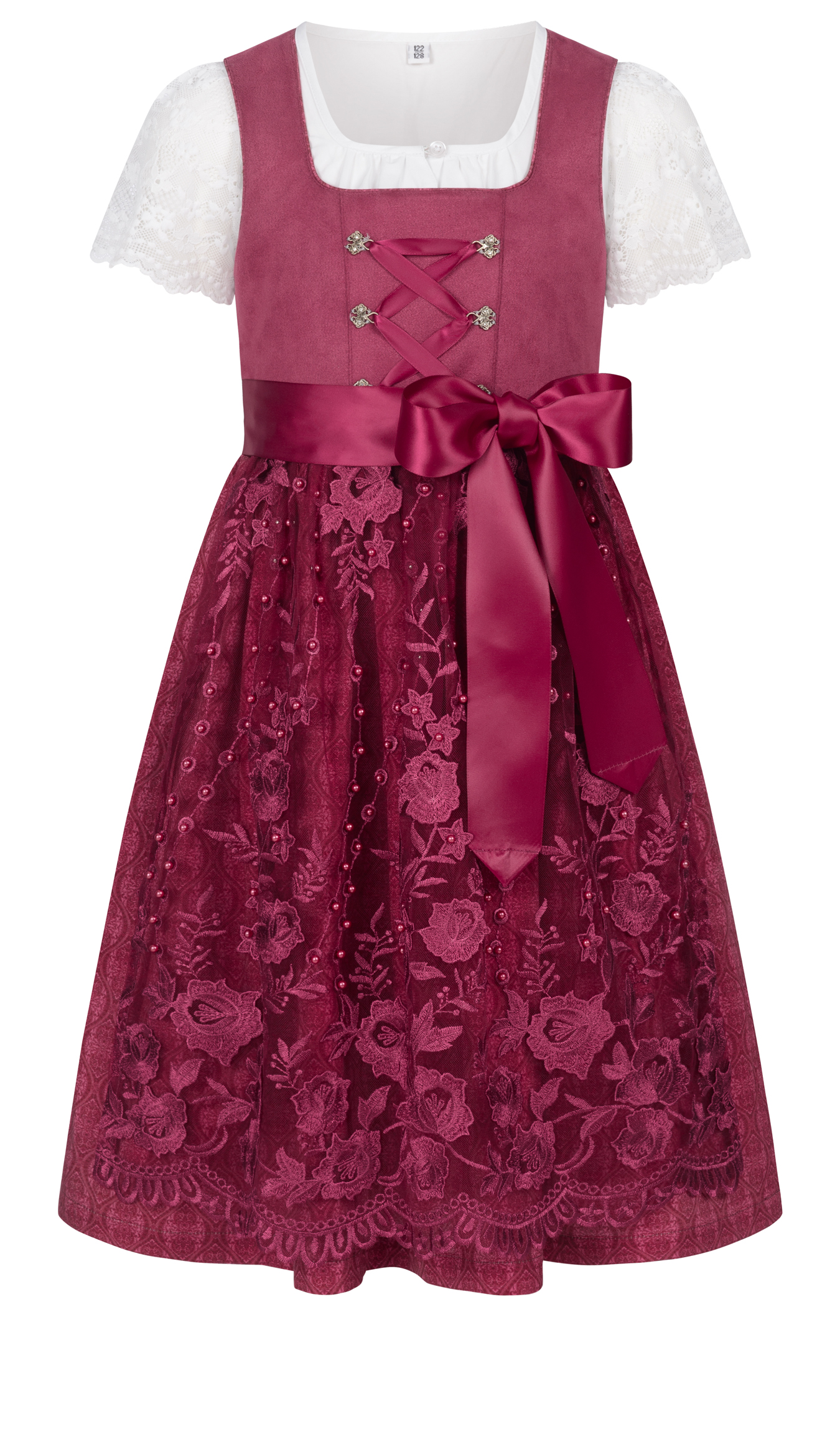 Kinderdirndl Gundi in Beere von Nübler