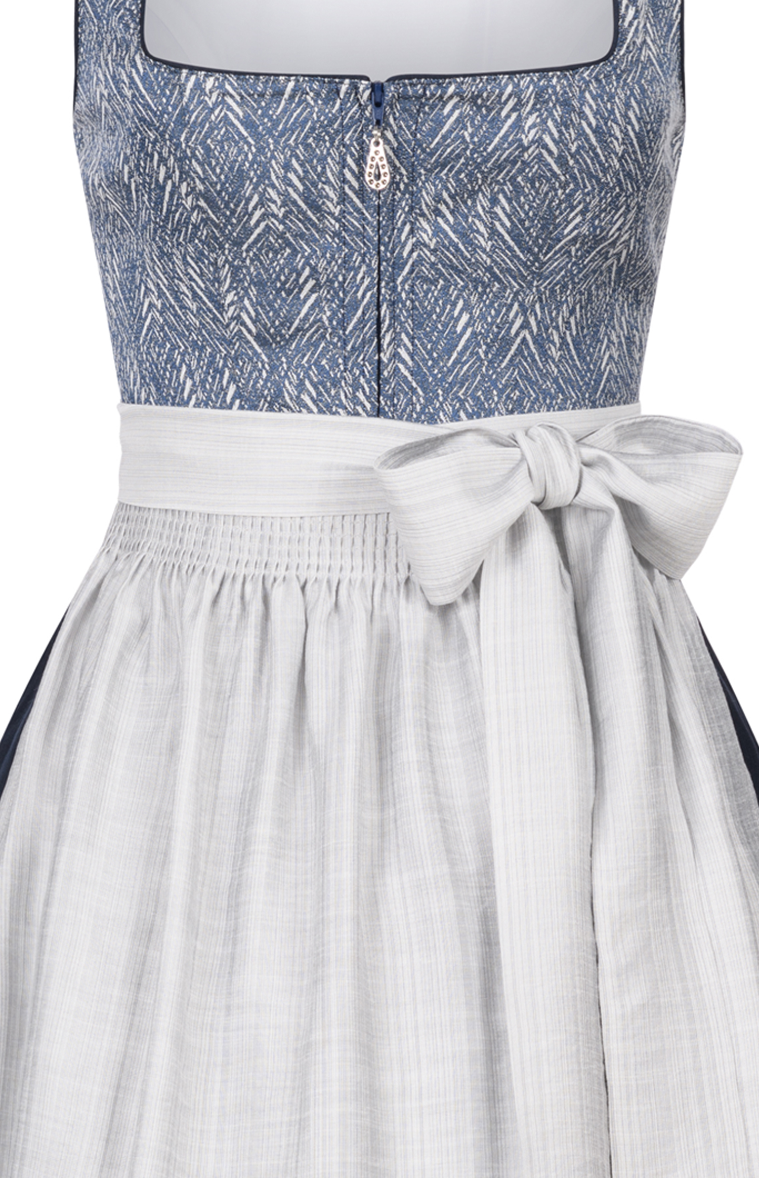 Midi Dirndl Frauke in Blau von Nübler