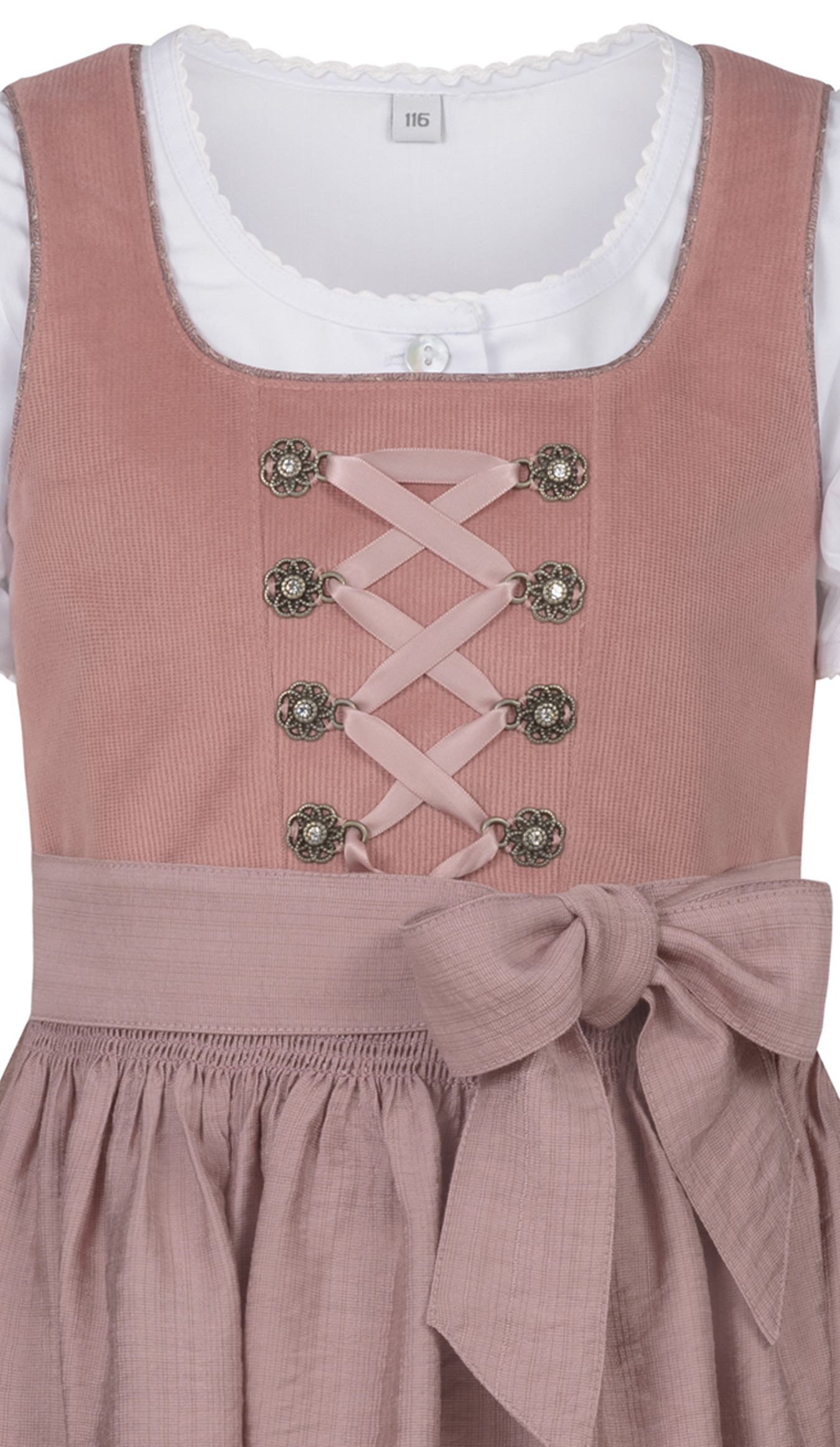 Kinderdirndl Kim in Peach von Nübler