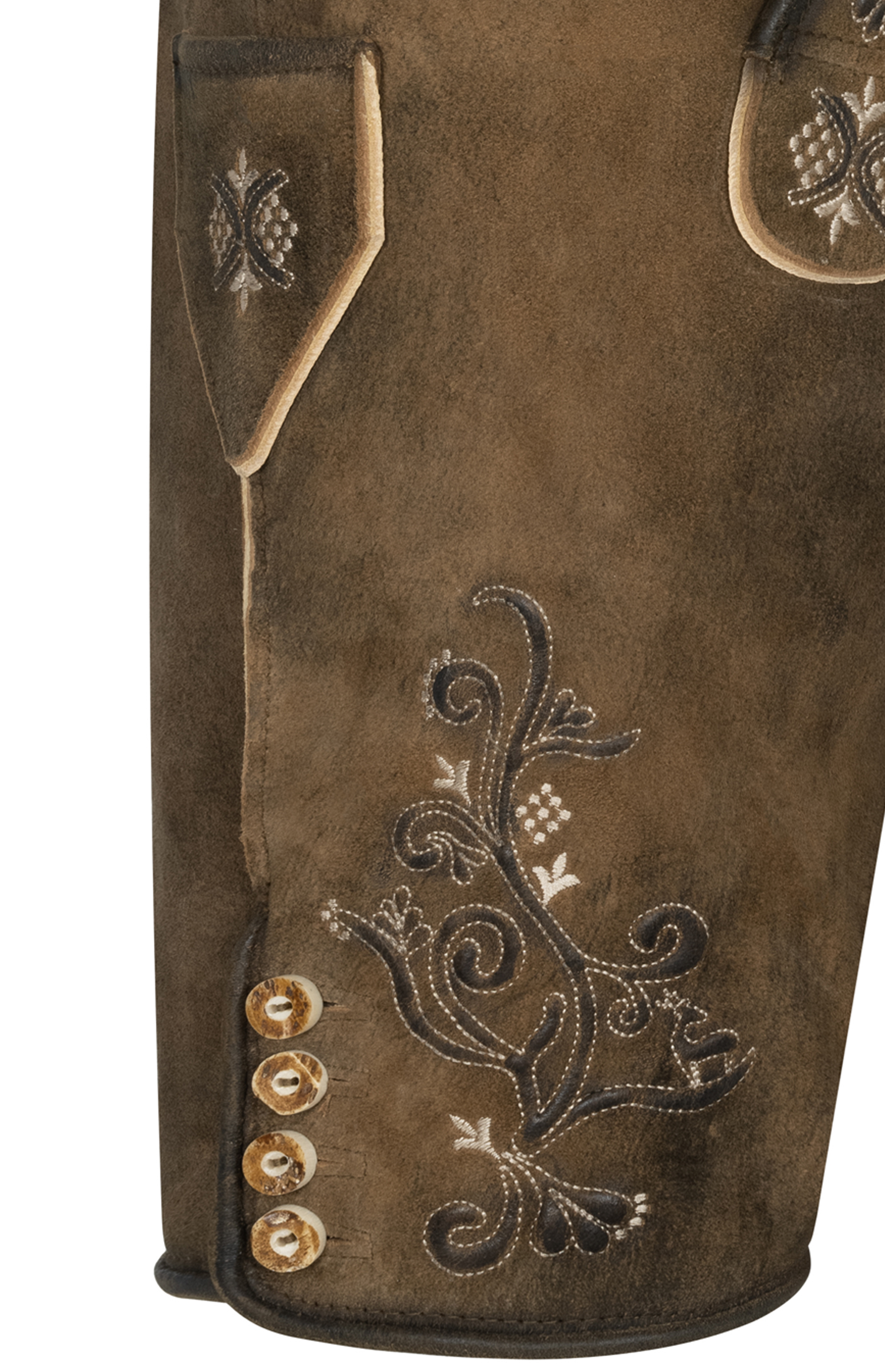 Lederhose Mondsee in Mocha von Nübler