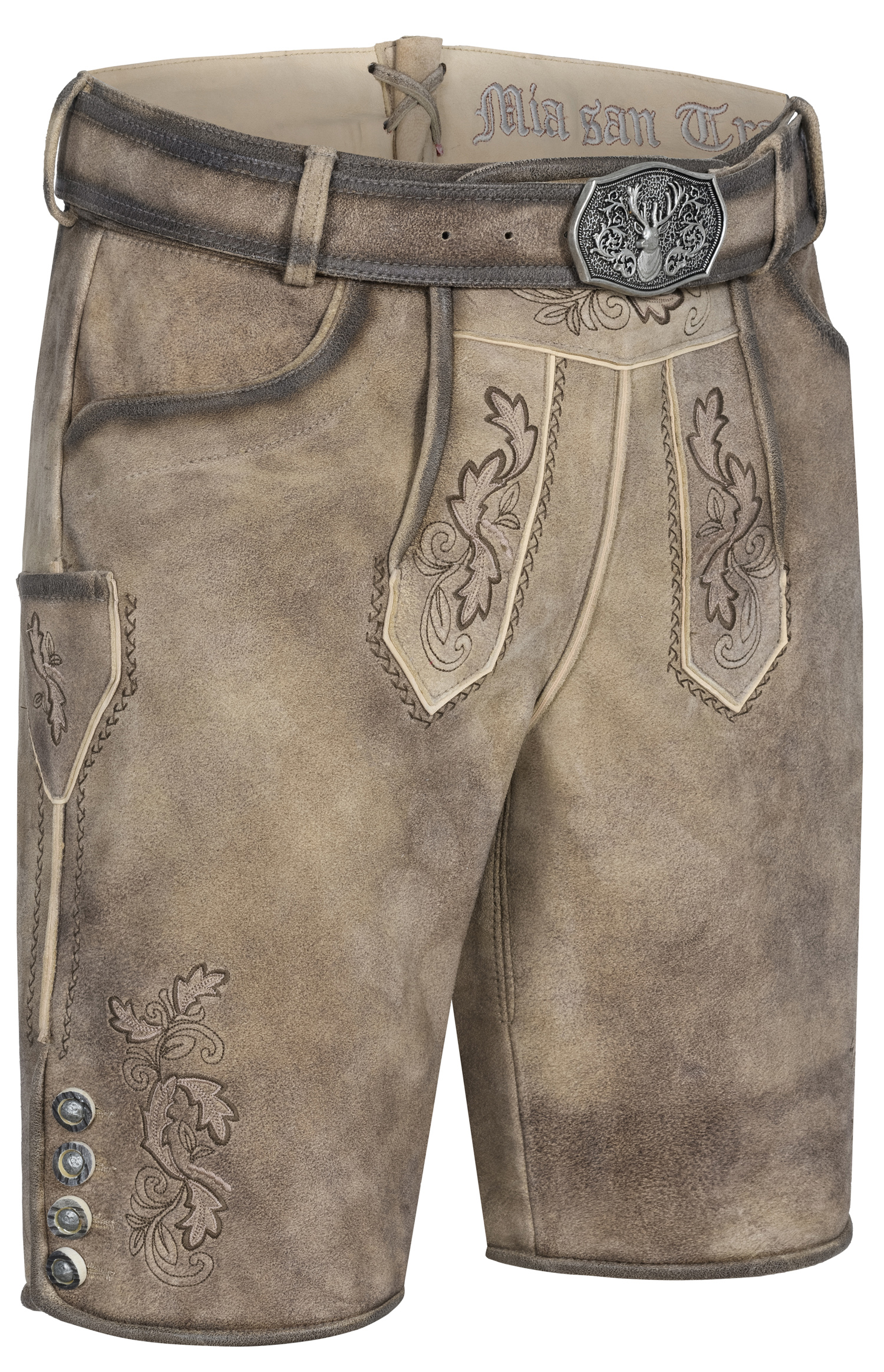 Lederhose Steffl in Sand von Nübler