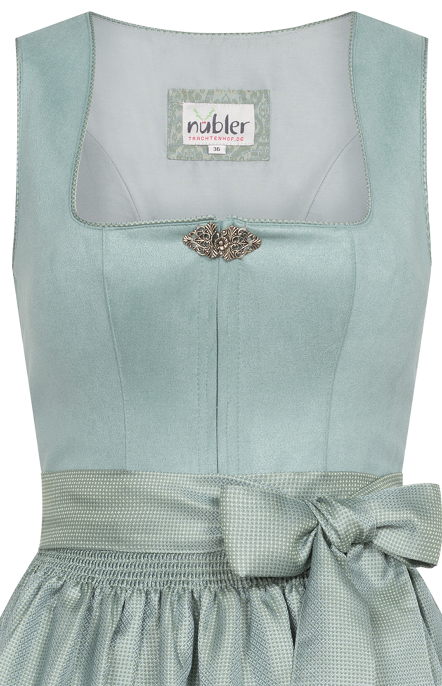 Mini Dirndl Gerlinde in Aqua von Nübler
