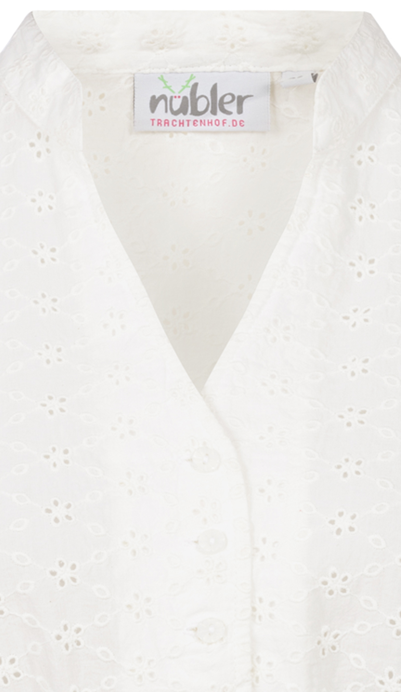 Dirndlbluse kurzarm Valentina in Creme von Nübler