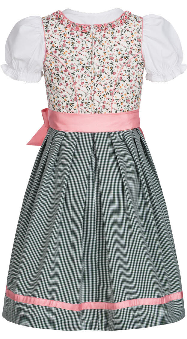 Mädchen Dirndl im traditionellen Stil Kinder Trachten, Weiß
